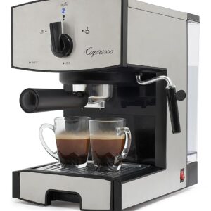 Capresso 117.05 Stainless Steel Pump Espresso and Cappuccino Machine EC50, Black/Stainless Capresso 117.05 Stainless Steel Pump Espresso and Cappuccino Machine EC50, Black/Stainless