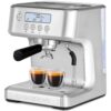 CASABREWS Espresso Machine with LCD Display, Powerful Milk Frother and Customizable Brewing Temperature, Provides Barista-Level Lattes and Cappuccinos