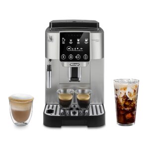 De'Longhi Magnifica Start Automatic Espresso & Coffee Machine with Manual Milk Frother for Latte, Cappuccino, Built-in Grinder, Silver, ECAM22022SB De'Longhi Magnifica Start Automatic Espresso & Coffee Machine with Manual Milk Frother for Latte, Cappuccino, Built-in Grinder, Silver, ECAM22022SB