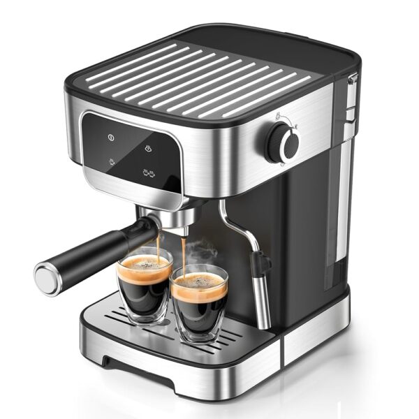 Espresso Machine 20 Bar, Professional Espresso Maker With Auto Milk Frother, Home Compact Espresso Coffee Machine With Led Touch Screen, 61OZ Removable Water Tank For Latte,... Espresso Machine 20 Bar, Professional Espresso Maker With Auto Milk Frother, Home Compact Espresso Coffee Machine With Led Touch Screen, 61OZ Removable Water Tank For Latte,...