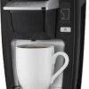 Keurig K15 Coffee Maker, Single Serve K-Cup Pod Coffee Brewer, 6 to 10 Oz. Brew Sizes, Black