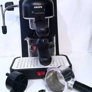 Krups Model 963 Black Espresso / Cappuccino Maker 4 CUP Steam