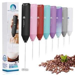 Powerful Milk Frother Wand - Mini Handheld Milk Frother with Stainless Steel Whisk - Battery-Powered Drink Mixer for Coffee, Lattes, Cappuccinos, Matcha - Coffee Enthusiasts... Powerful Milk Frother Wand - Mini Handheld Milk Frother with Stainless Steel Whisk - Battery-Powered Drink Mixer for Coffee, Lattes, Cappuccinos, Matcha - Coffee Enthusiasts...