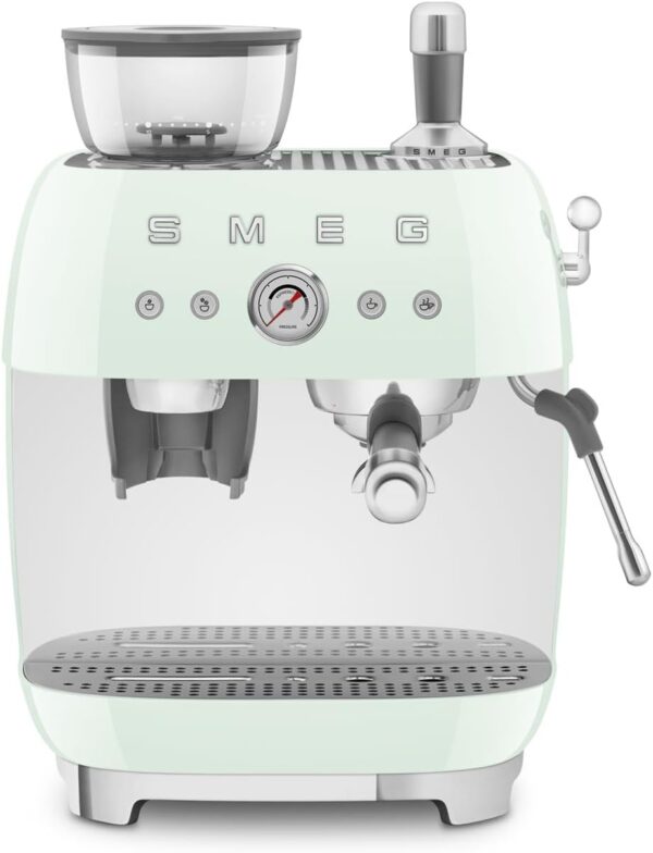 Smeg Semi-Automatic Espresso Machine (Pastel Green)