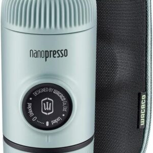 WACACO Nanopresso Portable Espresso Maker with Case, Mini Travel Coffee Machine, Perfect for Camping, Travel and Office( Elements Arctic Blue) WACACO Nanopresso Portable Espresso Maker with Case, Mini Travel Coffee Machine, Perfect for Camping, Travel and Office( Elements Arctic Blue)