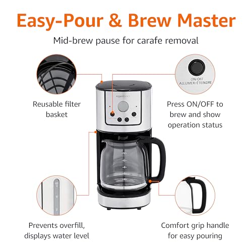 Amazon Basics Programmable Drip Coffee Maker Review Unveils Convenience and Quality Brewing Amazon Basics Programmable Drip Coffee Maker Review Unveils Convenience and Quality Brewing