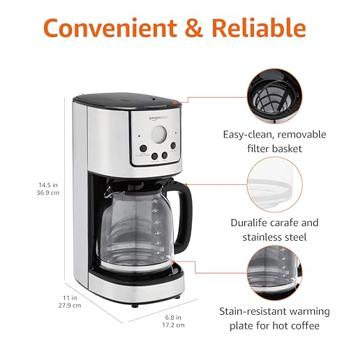 Amazon Basics Programmable Drip Coffee Maker Review Unveils Convenience and Quality Brewing Amazon Basics Programmable Drip Coffee Maker Review Unveils Convenience and Quality Brewing