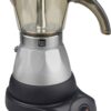 Bene Casa - Black Espresso Coffee Maker with Transparent Carafe - Brews 3 Cups in 5 Minutes - Includes Cool-touch Handle and Automatic Shut Off Feature Bene Casa - Black Espresso Coffee Maker with Transparent Carafe - Brews 3 Cups in 5 Minutes - Includes Cool-touch Handle and Automatic Shut Off Feature