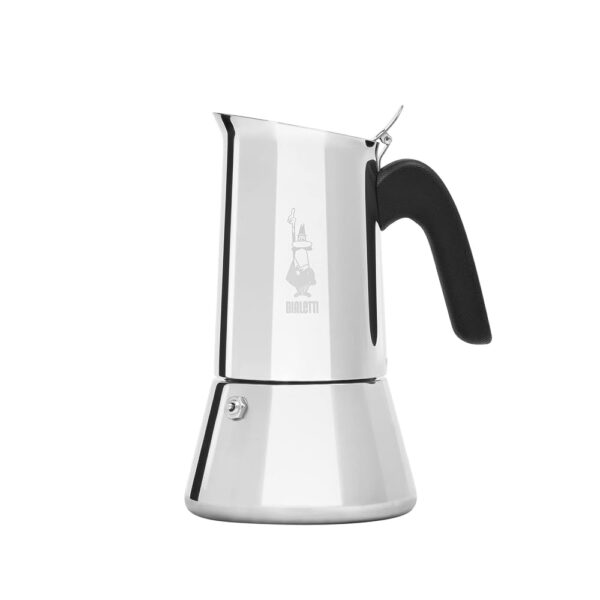 Bialetti - New Venus Induction, Stovetop Coffee Maker, Suitable for all Types of Hobs, Stainless Steel, 10 Cups (15.5 Oz), Silver Bialetti - New Venus Induction, Stovetop Coffee Maker, Suitable for all Types of Hobs, Stainless Steel, 10 Cups (15.5 Oz), Silver