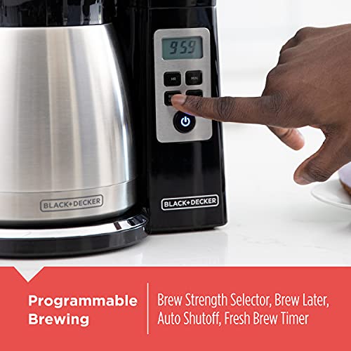 BLACK+DECKER 12-Cup Thermal Programmable Coffee Maker Review Reveals Rich Flavor and Convenience BLACK+DECKER 12-Cup Thermal Programmable Coffee Maker Review Reveals Rich Flavor and Convenience