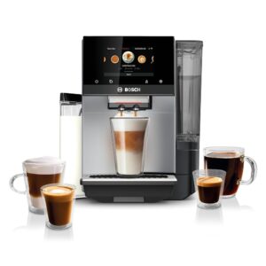 Bosch TQU60307 800 Series VeroCafe Fully Automatic Espresso Machine with Home Connect, 36 Beverage Varieties with Coffee World, Double Cup, Integrated Milk Bosch TQU60307 800 Series VeroCafe Fully Automatic Espresso Machine with Home Connect, 36 Beverage Varieties with Coffee World, Double Cup, Integrated Milk
