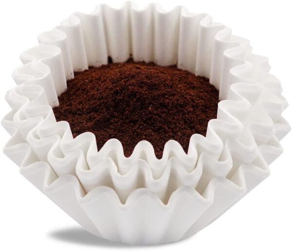 Coffee Filters 8-12 Cup, 7.875 inch x 3.25 inch, 100 Count Basket Coffee Filters, White Disposable 8 to 12 Cup Coffee Filter Paper Coffee Filters 8-12 Cup, 7.875 inch x 3.25 inch, 100 Count Basket Coffee Filters, White Disposable 8 to 12 Cup Coffee Filter Paper