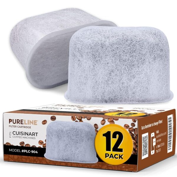 CuisinartĀ® Coffee Filter Replacement - 12 Pack CuisinartĀ® Coffee Maker Water Filter by Pureline - Charcoal Water Filter - for all Cuisinart Coffee Machines CuisinartĀ® Coffee Filter Replacement - 12 Pack CuisinartĀ® Coffee Maker Water Filter by Pureline - Charcoal Water Filter - for all Cuisinart Coffee Machines