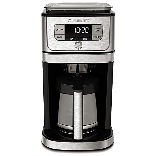 Cuisinart DGB-800 Fully Automatic Burr Grind & Brew, 12-Cup Glass, Silver Cuisinart DGB-800 Fully Automatic Burr Grind & Brew, 12-Cup Glass, Silver