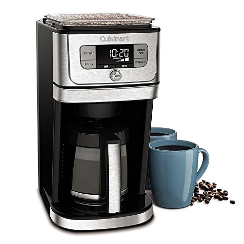 Cuisinart DGB-800 Fully Automatic Burr Grind & Brew, 12-Cup Glass, Silver Cuisinart DGB-800 Fully Automatic Burr Grind & Brew, 12-Cup Glass, Silver