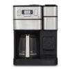 Cuisinart SS-GB1 Coffee Center Grind and Brew Plus, Built-in Coffee Grinder, Coffeemaker and Single-Serve Brewer with 6oz, 8oz and 10oz Serving Size, Black/Silver, 12-Cup Glass Cuisinart SS-GB1 Coffee Center Grind and Brew Plus, Built-in Coffee Grinder, Coffeemaker and Single-Serve Brewer with 6oz, 8oz and 10oz Serving Size, Black/Silver, 12-Cup Glass