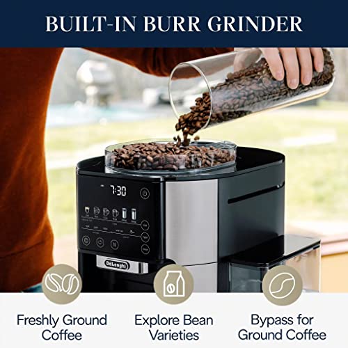 De'Longhi TrueBrew Automatic Coffee Maker Review Fresh Whole Bean Drip Brewer De'Longhi TrueBrew Automatic Coffee Maker Review Fresh Whole Bean Drip Brewer