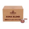 Don Francisco's Kona Blend Medium Roast Coffee Pods: 100 Count K-Cup Compatible, 10% Hawaiian, Single Serve for Keurig Brewers, Smooth Tropical Flavor, Recyclable through...