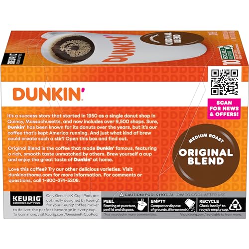 Dunkin Original Blend Medium Roast Coffee K-Cup Pods Review and Flavor Analysis Dunkin Original Blend Medium Roast Coffee K-Cup Pods Review and Flavor Analysis
