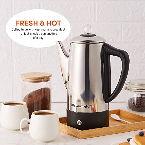 Elite Gourmet EC812 Electric Coffee Percolator Review Brewing Fresh 12 Cup Coffee Easily Elite Gourmet EC812 Electric Coffee Percolator Review Brewing Fresh 12 Cup Coffee Easily