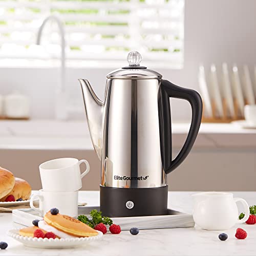 Elite Gourmet EC812 Electric Coffee Percolator Review Brewing Fresh 12 Cup Coffee Easily Elite Gourmet EC812 Electric Coffee Percolator Review Brewing Fresh 12 Cup Coffee Easily