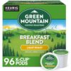 Green Mountain Coffee Roasters Breakfast Blend Single-Serve Keurig K-Cup Pods, Light Roast Coffee, 96 Count Green Mountain Coffee Roasters Breakfast Blend Single-Serve Keurig K-Cup Pods, Light Roast Coffee, 96 Count