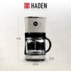 HADEN 12-Cup Drip Coffee Maker Review Discover Classic Style and Modern Features HADEN 12-Cup Drip Coffee Maker Review Discover Classic Style and Modern Features