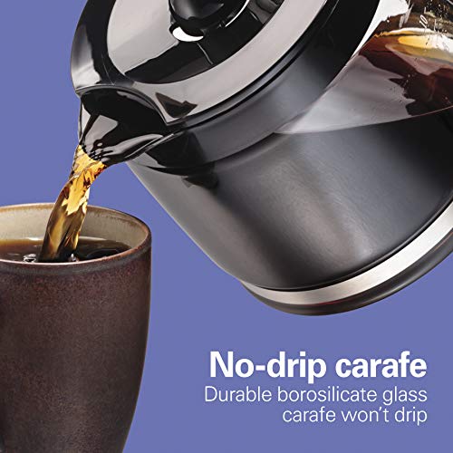 Hamilton Beach 12 Cup Compact Programmable Drip Coffee Maker Review and Features Breakdown