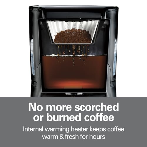 Hamilton Beach One Press Programmable Drip Coffee Maker Review Fresh Flavor Dispensing Innovation