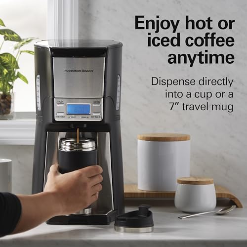 Hamilton Beach One Press Programmable Drip Coffee Maker Review Fresh Flavor Dispensing Innovation