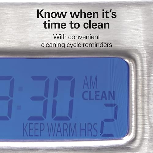 Hamilton Beach One Press Programmable Drip Coffee Maker Review Fresh Flavor Dispensing Innovation