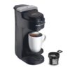 Hamilton Beach The Scoop Single Serve Coffee Maker & Fast Grounds Brewer for 8-14oz. Cups, Brews in Minutes, Black (47620), Next Gen