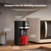 Horavie Single Serve Coffee Maker Review Fast Brewing K Pod and Ground Coffee