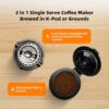 Horavie Single Serve Coffee Maker Review Fast Brewing K Pod and Ground Coffee