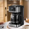 Ihomekee CM9428C Drip Coffee Maker Review Iced Coffee Function and Touchscreen Features