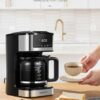 Ihomekee CM9428C Drip Coffee Maker Review Iced Coffee Function and Touchscreen Features