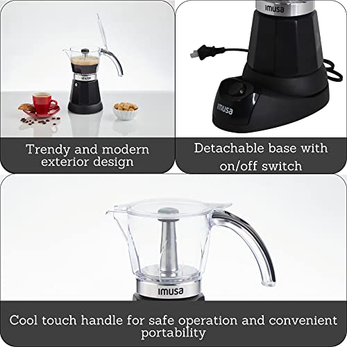 Imusa Espresso Maker Review Discover the Versatile 3 or 6 Cup Electric Coffee Brewer