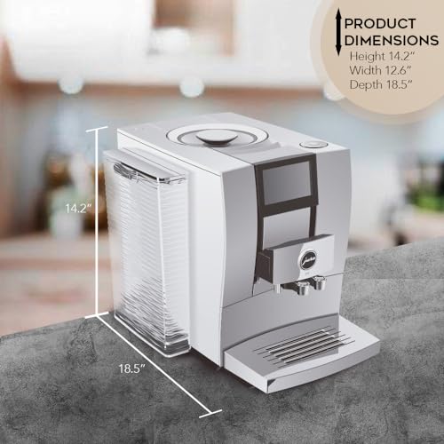 Jura Z10 Coffee Machine Aluminum White Bundle with Filter Cartridge Water Stabilizer, Milk System Cleaner Mini-Tabs, Cleaning Tablets, Milk Containers, and Blend Whole Bean... Jura Z10 Coffee Machine Aluminum White Bundle with Filter Cartridge Water Stabilizer, Milk System Cleaner Mini-Tabs, Cleaning Tablets, Milk Containers, and Blend Whole Bean...