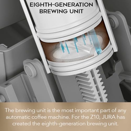 Jura Z10 Coffee Machine Aluminum White Bundle with Filter Cartridge Water Stabilizer, Milk System Cleaner Mini-Tabs, Cleaning Tablets, Milk Containers, and Blend Whole Bean... Jura Z10 Coffee Machine Aluminum White Bundle with Filter Cartridge Water Stabilizer, Milk System Cleaner Mini-Tabs, Cleaning Tablets, Milk Containers, and Blend Whole Bean...