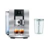 Jura Z10 Fully Automatic Coffee Machine Aluminum White with Glass Milk Container, 16.9 Oz
