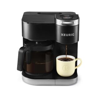 Keurig K-Duo Single Serve K-Cup Pod & Carafe Coffee Maker, with Multiple Brew Sizes, 60oz Removable Reservoir, Programmable Auto Brew Carafe, (Gen 1), Black Keurig K-Duo Single Serve K-Cup Pod & Carafe Coffee Maker, with Multiple Brew Sizes, 60oz Removable Reservoir, Programmable Auto Brew Carafe, (Gen 1), Black