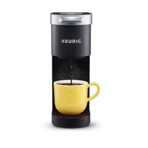 Keurig K-Mini Single Serve K-Cup Pod Coffee Maker, 6 to 12oz Brew size, with Cord Storage, Perfect for Small Spaces, Black Keurig K-Mini Single Serve K-Cup Pod Coffee Maker, 6 to 12oz Brew size, with Cord Storage, Perfect for Small Spaces, Black