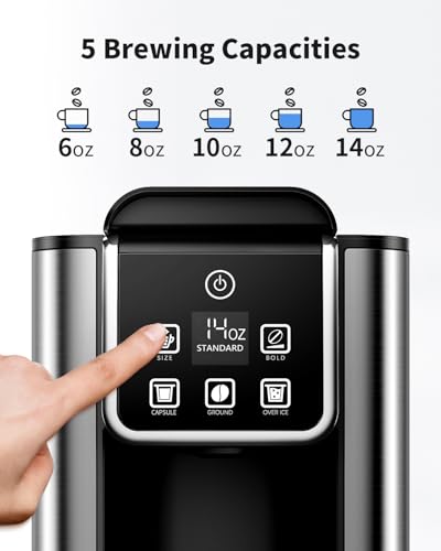 KIDISLE Coffee Maker Review Best Single Serve Machine for Hot and Iced Coffee