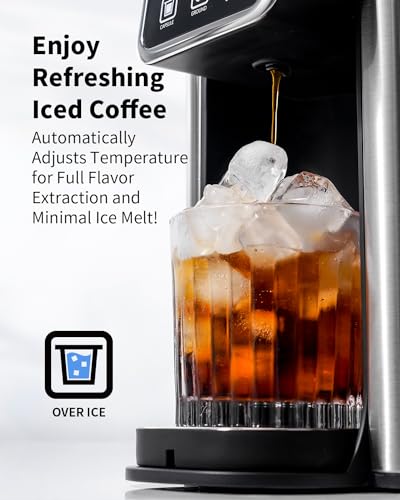 KIDISLE Coffee Maker Review Best Single Serve Machine for Hot and Iced Coffee