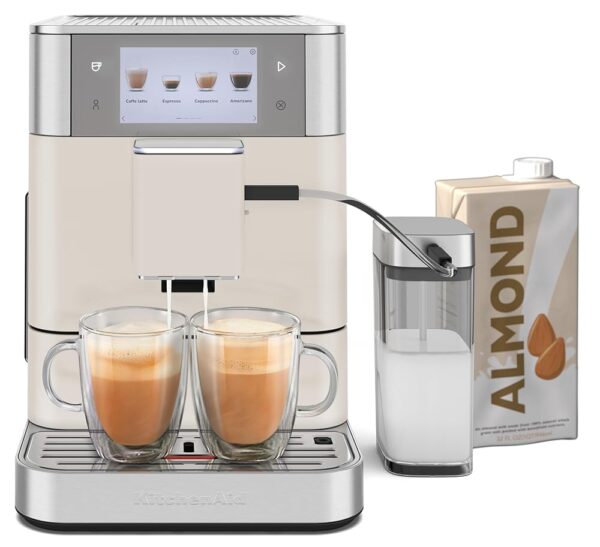 KitchenAid Fully Automatic Espresso Machine KF8, KES8558PL, Porcelain White KitchenAid Fully Automatic Espresso Machine KF8, KES8558PL, Porcelain White