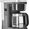 KitchenAid KCM1208DG Drip Spiral Showerhead Coffee Maker, 12 Cup, Matte Grey