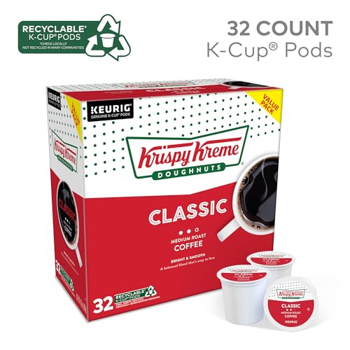 Krispy Kreme Classic Medium Roast Coffee K-Cup Pods Review for Keurig Fans