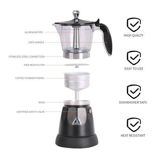 LAOION Electric Espresso Maker Review Best Portable Cuban Coffee Maker 2024