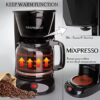 Mixpresso 12 Cup Coffee Maker Review Powerful Drip Machine with Reusable Filter