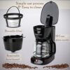 Mixpresso 12 Cup Coffee Maker Review Powerful Drip Machine with Reusable Filter